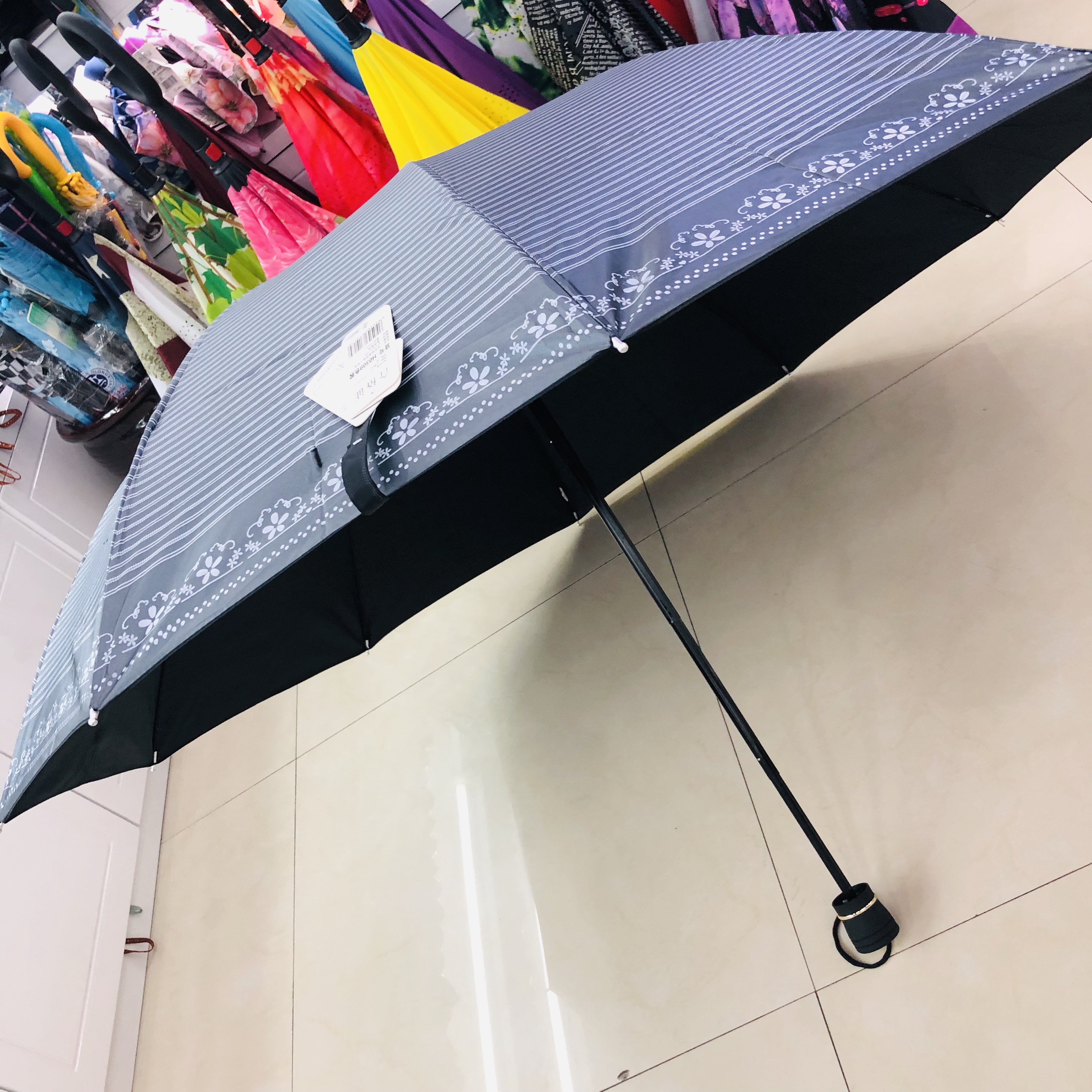 Yiwu Good Sunshade Umbrella Sunblock Umbrella Uv Protection Female Sun Umbrella Umbrella Female Small Black Umbrella