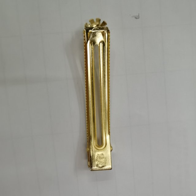 Foreign Trade Alloy Metal Matte Girls Hair Accessories Claw Clip Electroplating Clip Preserving Color Clip Specification drawing