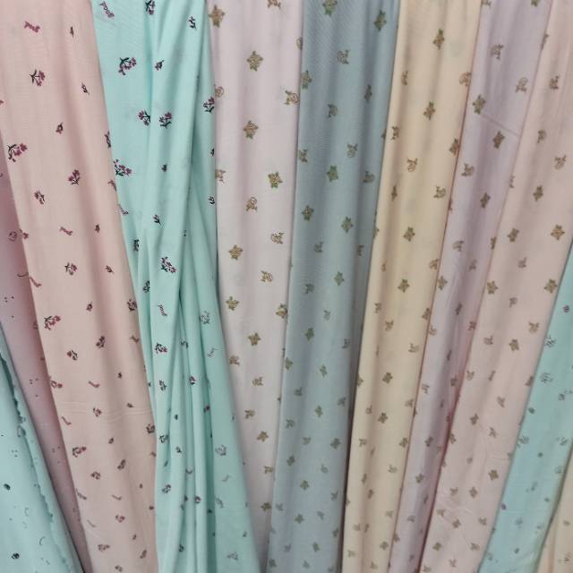 Ice Silk Cloth Light Double Sided Fabric Lining Fabric Pajamas Fashion Fabric