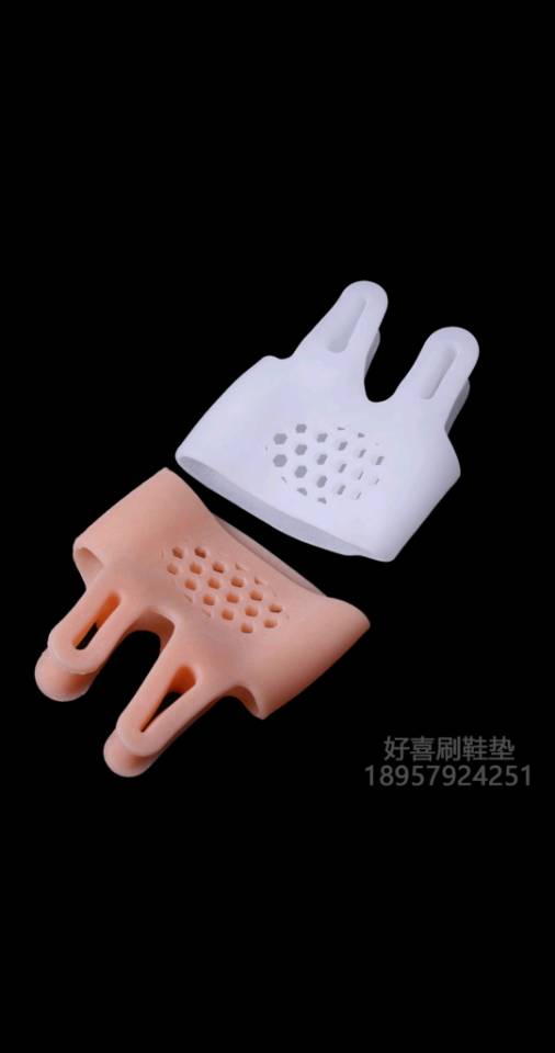Silicone forefoot pads, hallux valgus correctors, and hallux valgus separators are comfortable