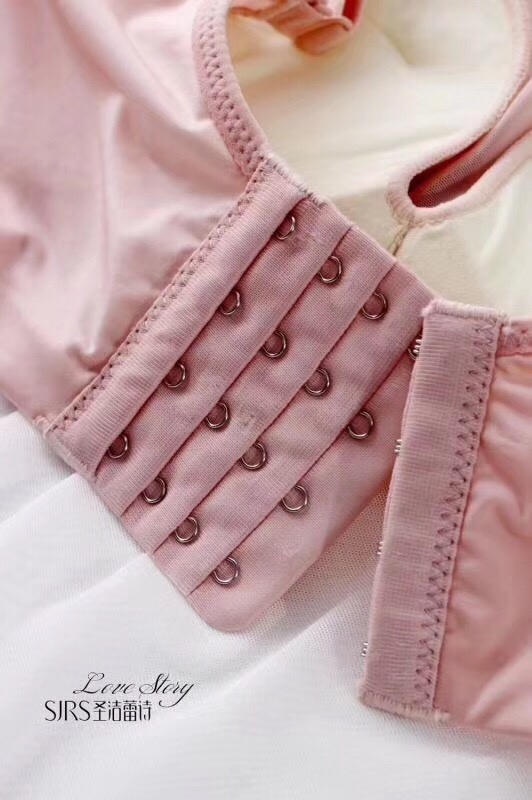 Lingerie Women No Underwire Big Chest Small Anti-Sag Lace Beauty Back Summer Slim No Sponge Large Size Fat Mm Bra details Picture