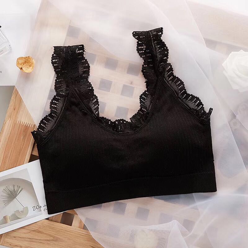 网红爆款美背文胸无钢圈吊带背心内衣女运动抹胸聚拢性感胸罩裹胸细节图