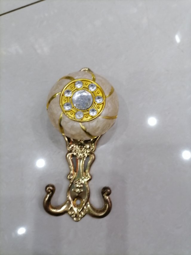 Roman rod curtain rod, single and double rod brackets, thickened aluminum alloy hooks Specification image