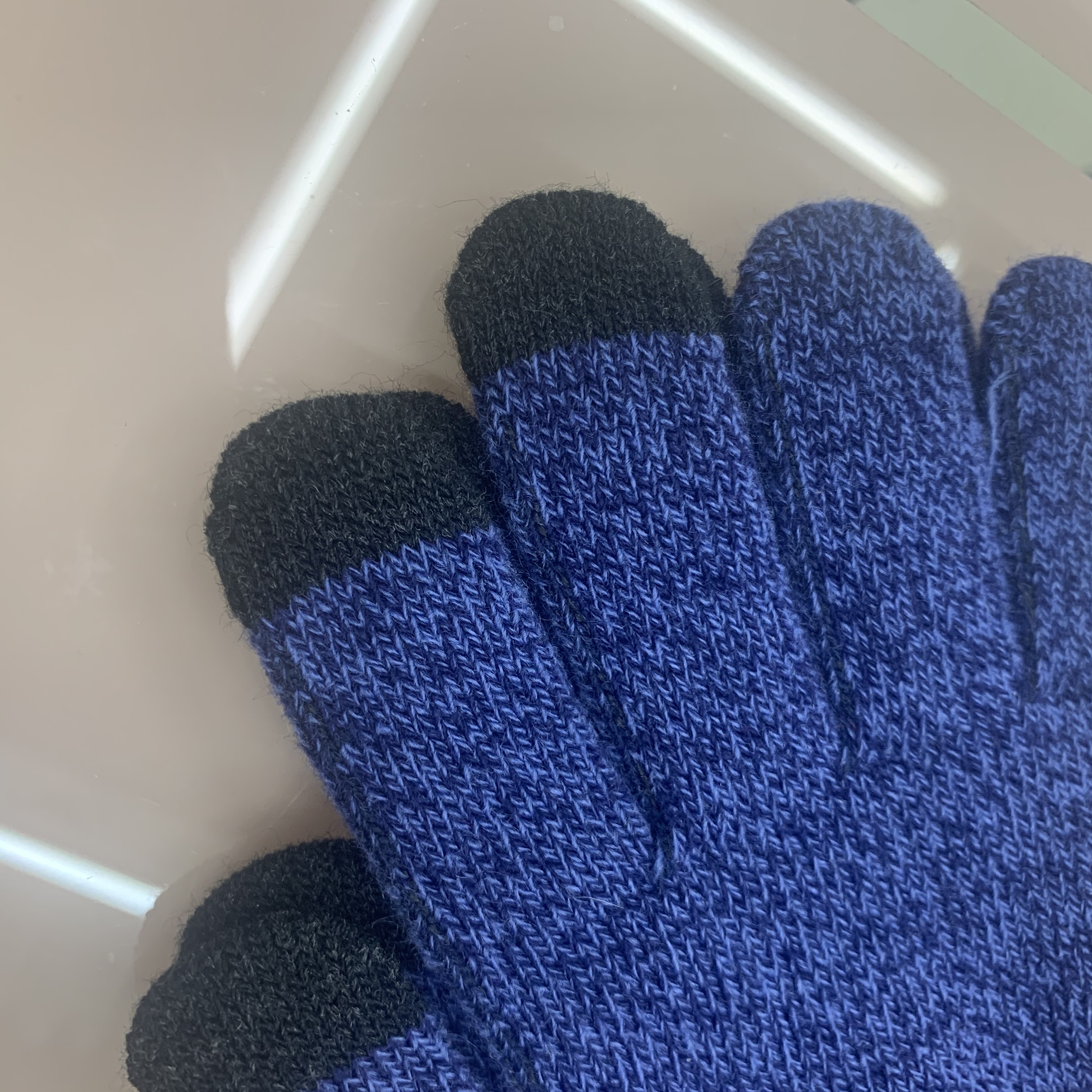 Touch Screen Magic Gloves For Men And Women Autumn And Winter Plus Fleece Thickened Driving Knitted Cotton Wool Line For Cold Protection And Warm Riding details Picture