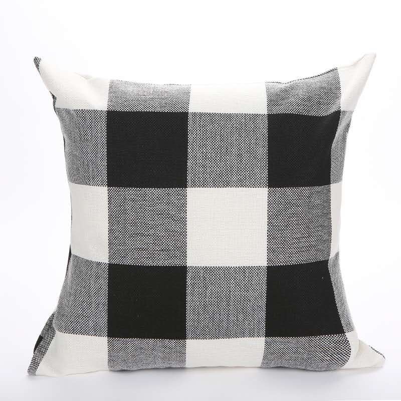 Fashionable New Yarn-Dyed Linen Cotton Pillow Specification drawing