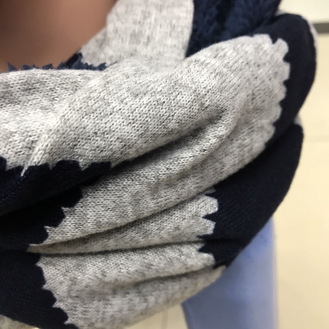 Manufacturers Direct Sales Autumn And Winter Europe And The United States Trend New Cashmere Men's And Women's Neck details Picture