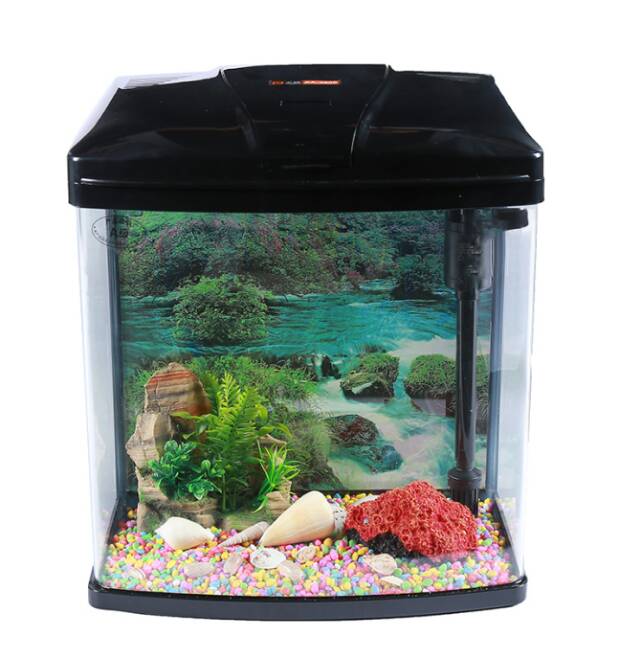 鱼缸水族箱桌面客厅家用小型玻璃生态金鱼缸详情图1
