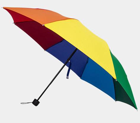 8-bone rainbow folding umbrella, insurance umbrella, advertising printing, customized logo, three-fold umbrella, all-weather and all-weather umbrella, wholesale in stock details Picture
