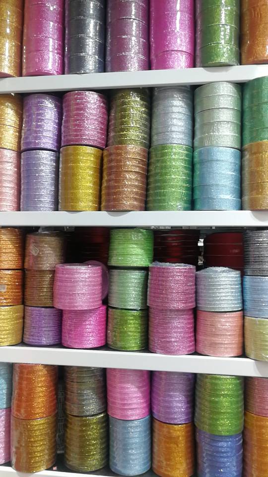 华美金银葱丝带绸带彩带礼品包装diy服装婚庆丝带
