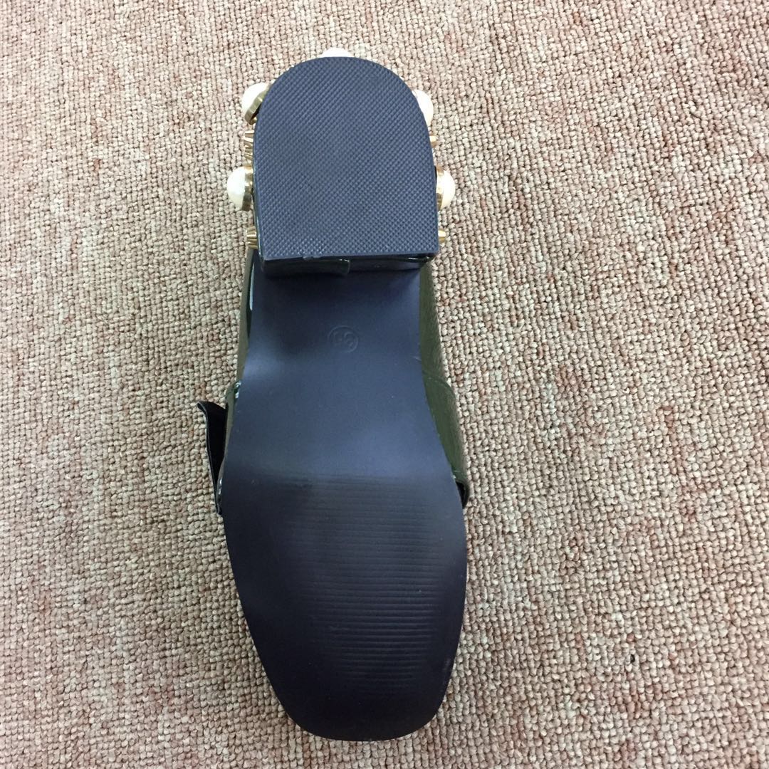 C8801 Achun 2020 Foreign Trade Ladies Casual Comfortable Breathable Square Buckle Single Shoes Specification drawing