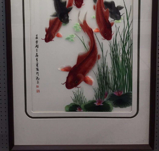 装饰画/挂画/装饰画客厅/客厅画欧式/卷轴细节图