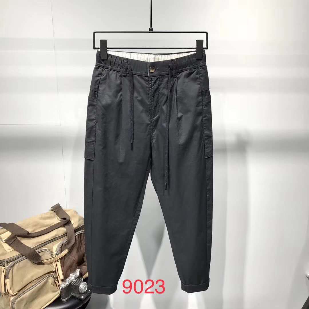 2020年春季新款潮流阔腿丝棉休闲裤产品图