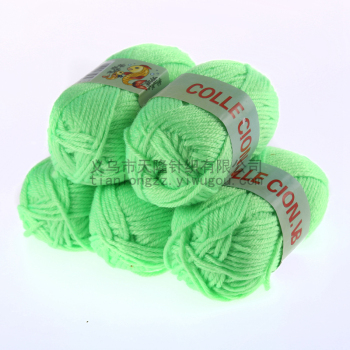 High-quality acrylic wool for export, popular sales, DIY fashionable hand-knitted and crocheted sweater and scarf thread Specification image