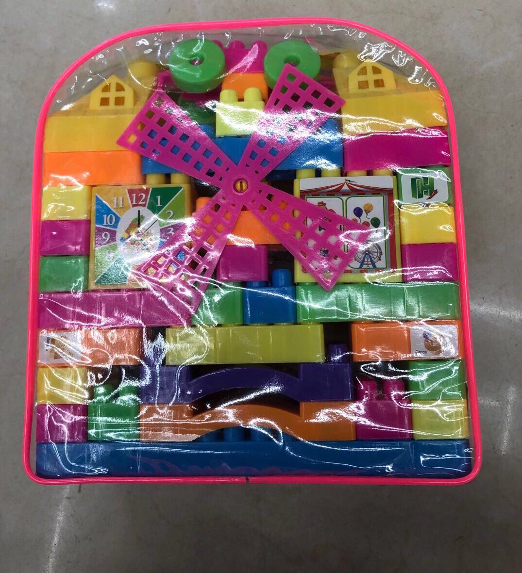 儿童玩具塑料环保益智小孩早教积木玩具男孩女孩