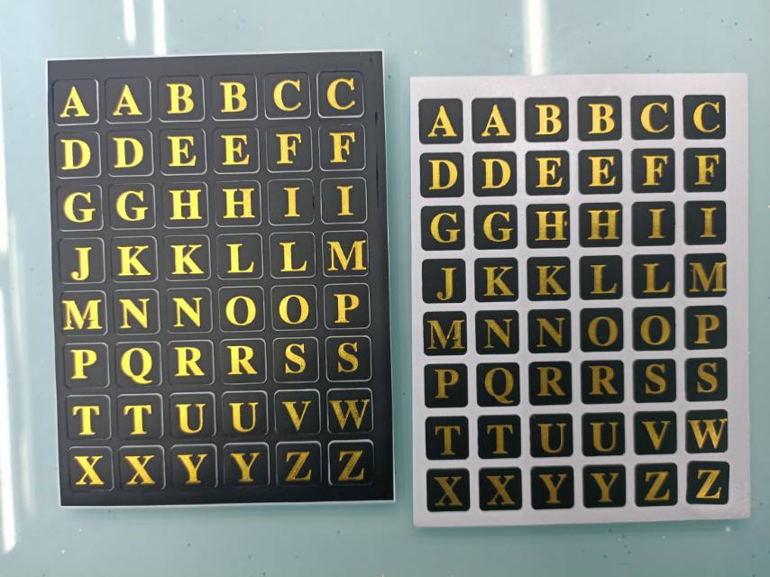 PVC不干胶防水英文字母随性贴DIY字母贴pvc1014A