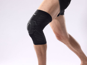 运动护膝加硅胶防护垫健身房戶外活動都可以图