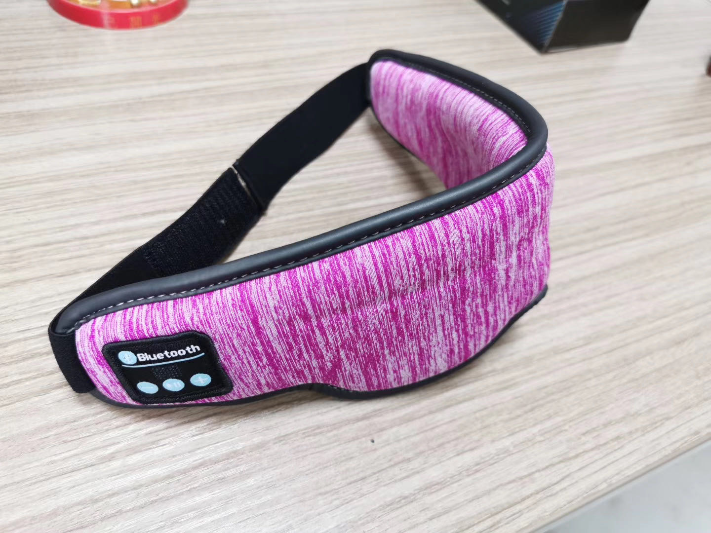 New music Bluetooth eye mask, sleep listening eye mask, cotton comfortable eye mask, Bluetooth usb charging eye mask details Picture