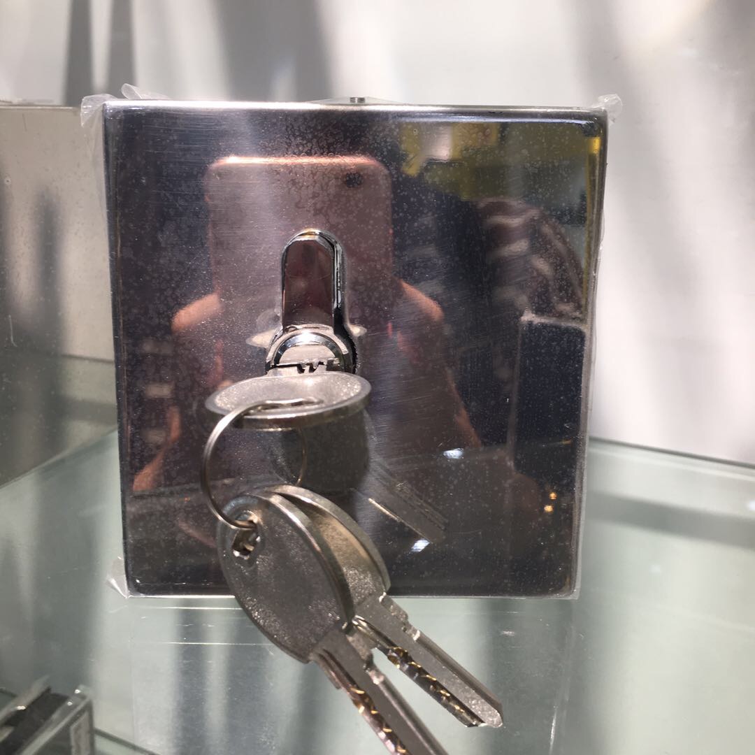 Glass door applicable square glass door lock clip stainless steel durable manufacturers direct sales thumbnail