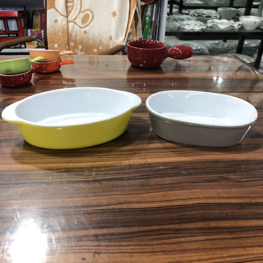 Glazed Western baking tray series Specification image