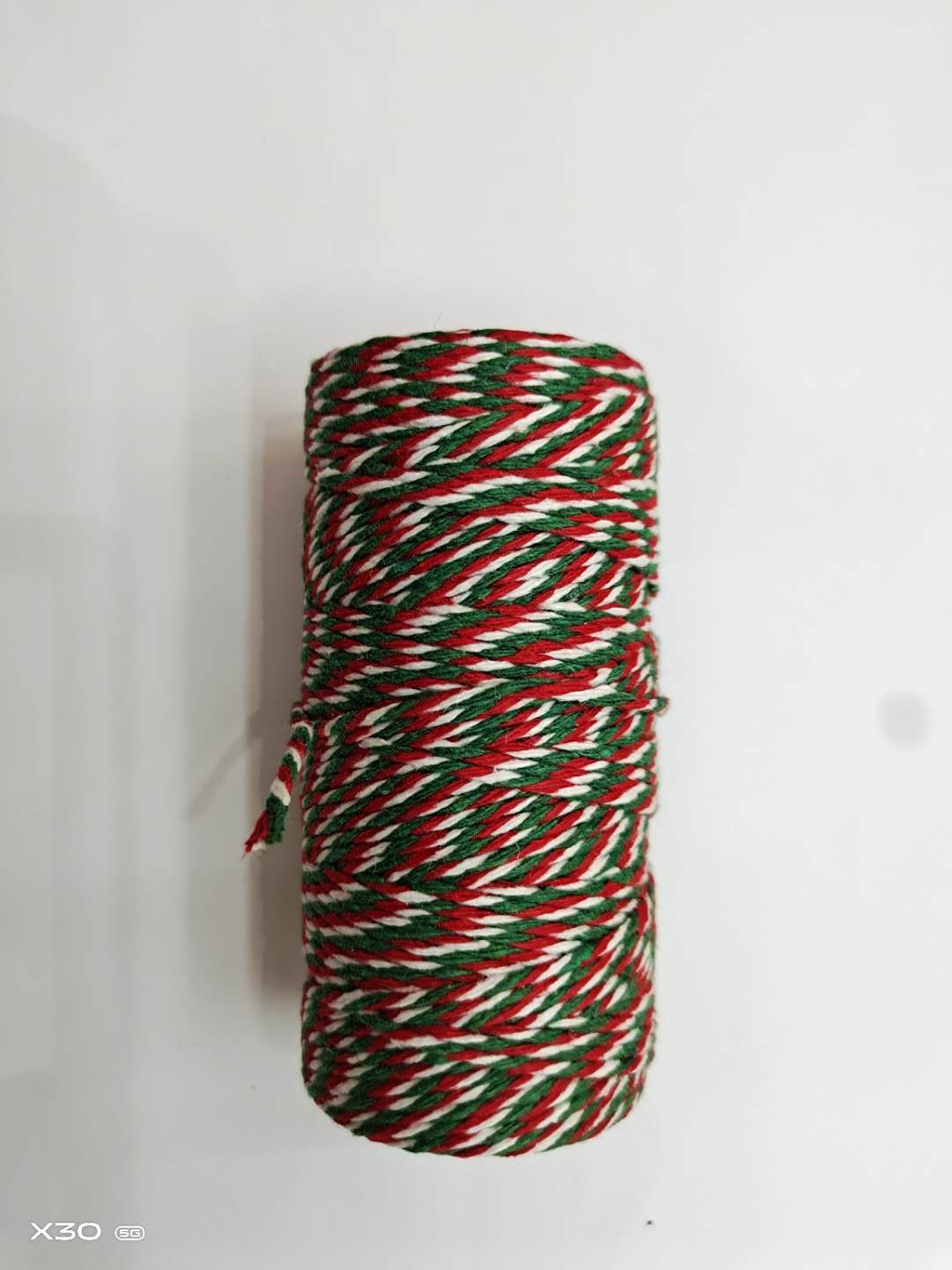 2mm three-color cotton thread, hemp rope, manual tag rope, binding rope