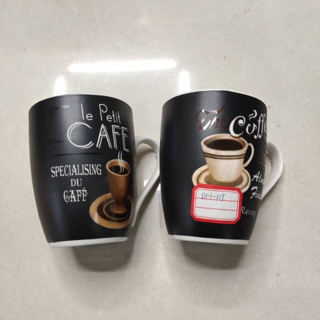 Ceramic cups, coffee cups with handles and anti-scald water cups