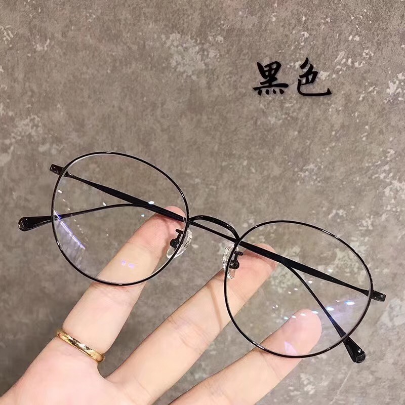 近视眼镜女圆形可配有度数透明素颜网红款韩版潮男士眼睛框架详情图3