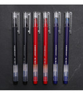 晨光大容量中性笔ins学生用简约全针管红笔0.5