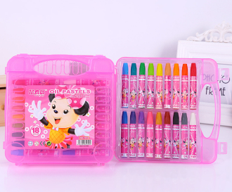 18 color plastic box oil painting stick for students thumbnail