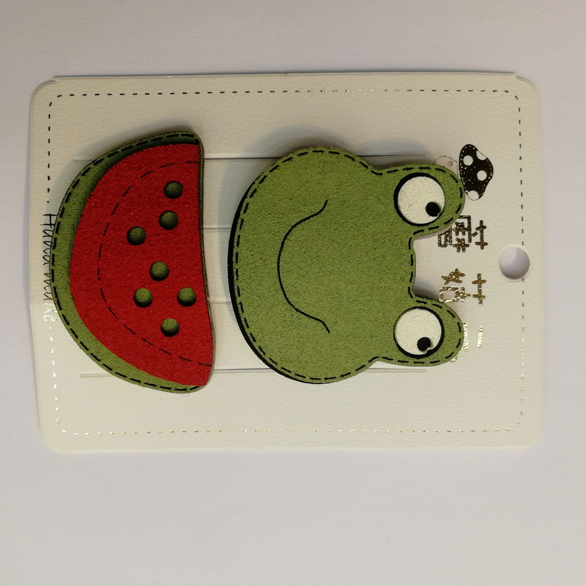 Mushroom Cloud Jewelry Korean Version Fashion Kawaii Frog Cute Girl Style Headwear Hair Card