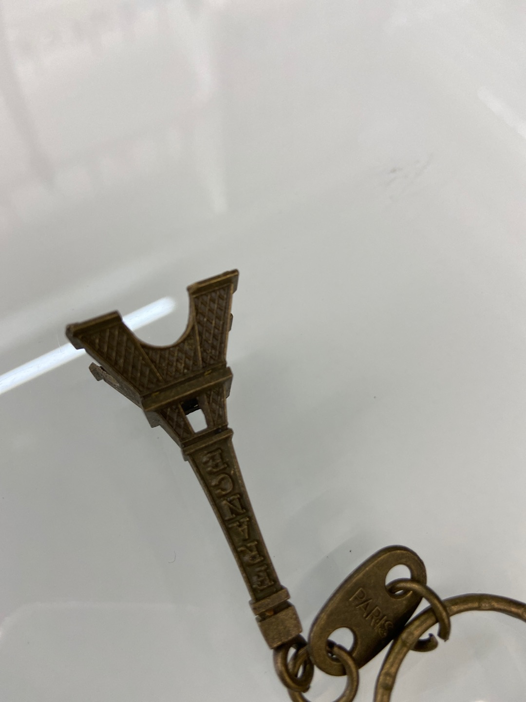 锌合金加铁制塔类挂件钥匙扣钥匙配件钥匙挂件细节图