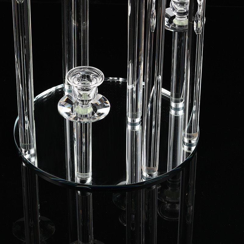 Crystal handicrafts Wedding company, crystal candlesticks, festival supplies, crystal handicrafts Xiangyu Crystal Specification image