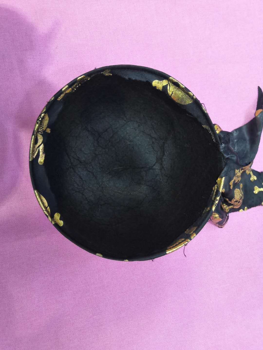 万圣节表演道具海盗化妆舞会COS派对骷髅帽海盗帽小喽啰海盗帽子产品图