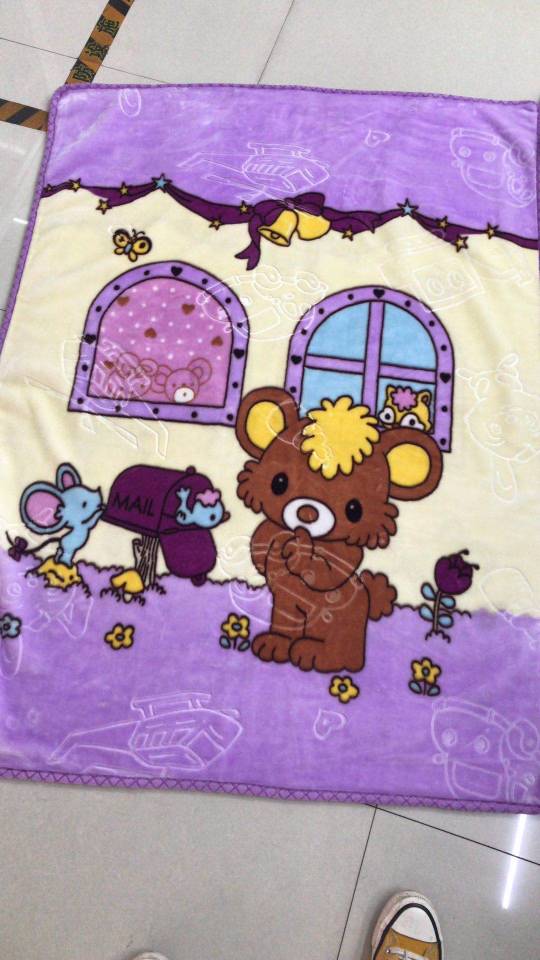 Children's blanket, cloud blanket, nap blanket details Picture