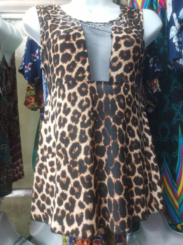 外贸女士睡衣居家舒适春季新款百搭豹纹性感