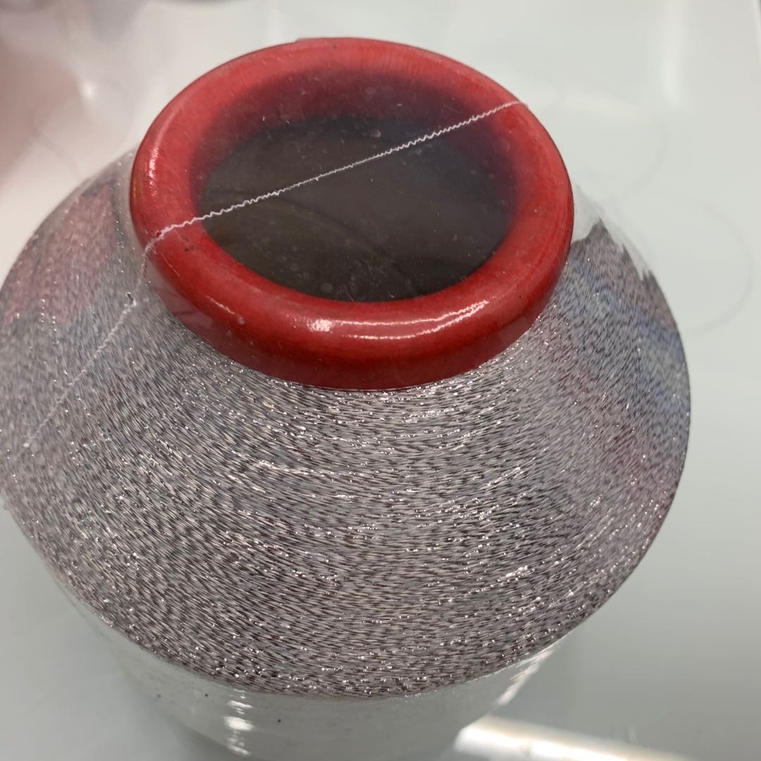 75D Polyester Silver And Gold Wire Computer Embroidery Thread Gold Wire Diy Handmade details Picture