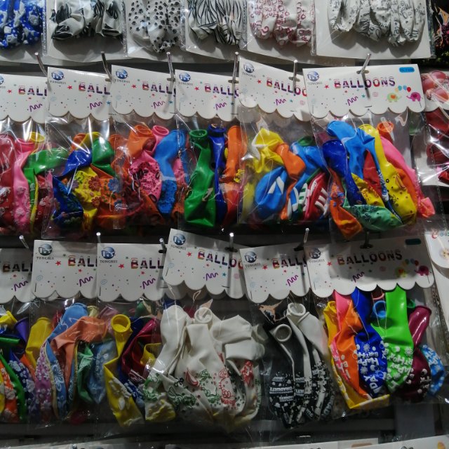 花色气球乳胶气球儿童气球印刷气球广告气球结婚装饰球