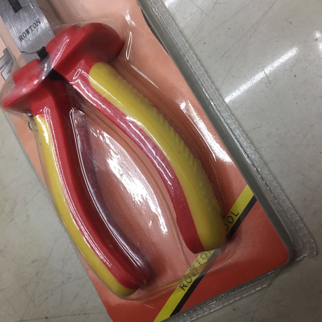 厂家直销尖嘴钳五金工具多功能6寸8寸手动省力尖口钳细节图