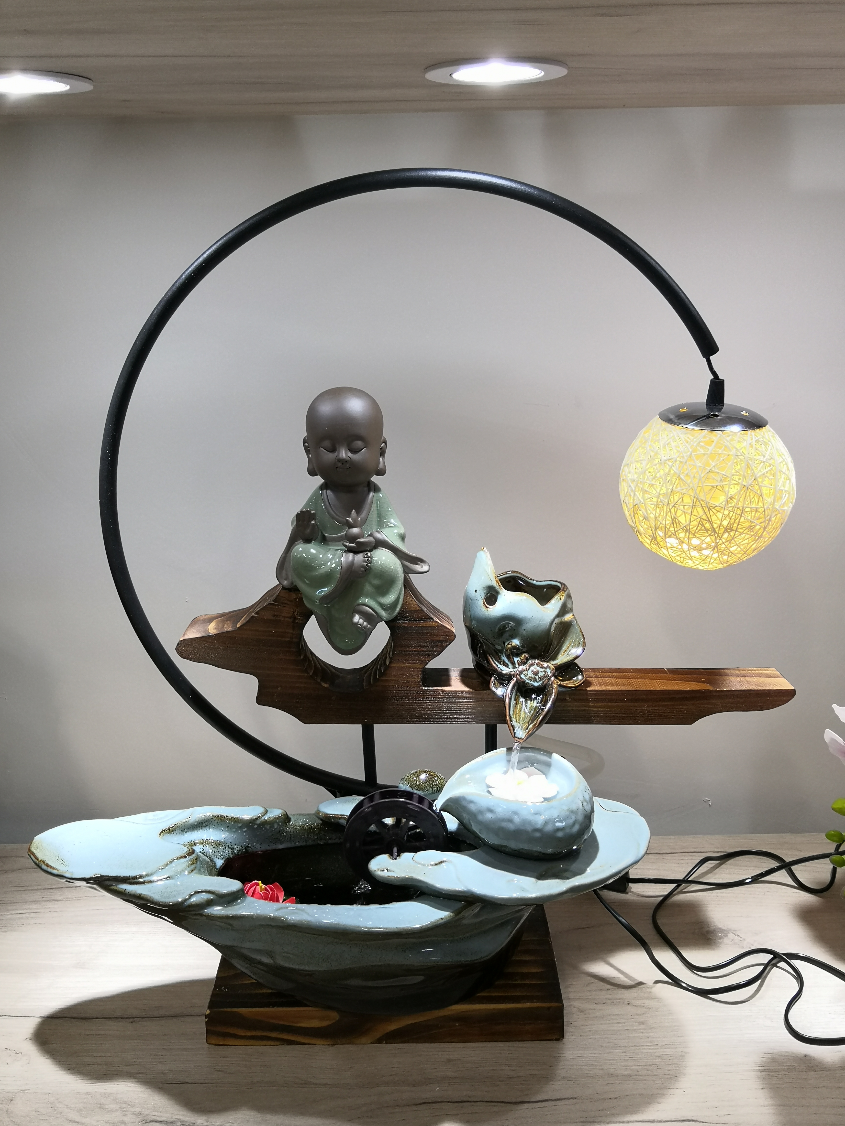 Living in zen water furniture decorative living room porch technology fortune feng Shui new Chinese creative opening gifts thumbnail