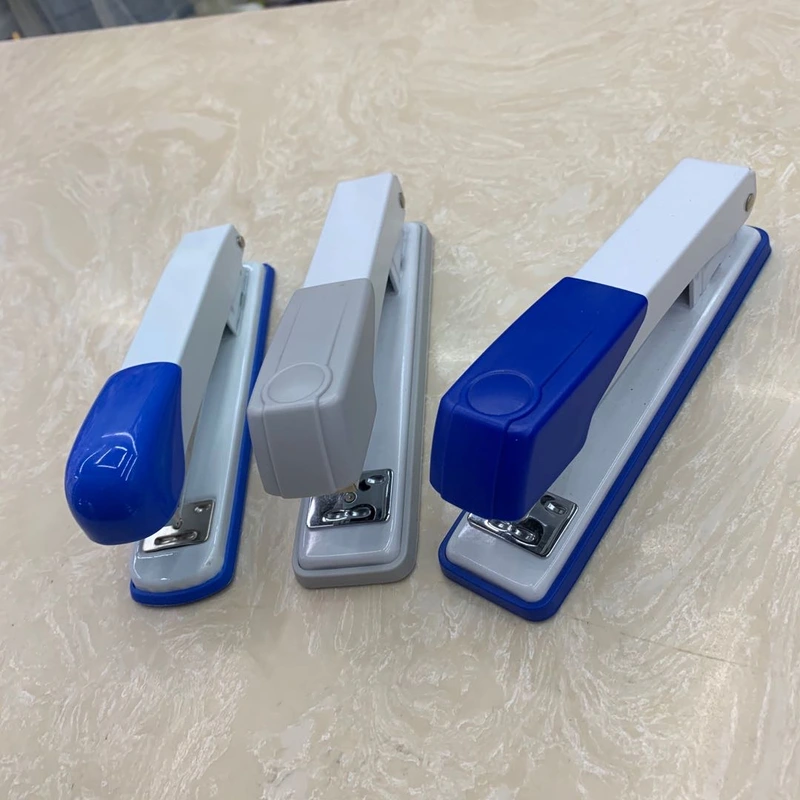 Two-Color Texture Wrapped High-Grade Stapler Office Supplies