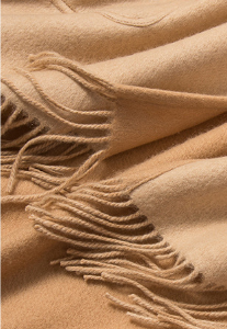 Women's Fashion Trend With Warm Tassel Double Sided Hat Imitation Cashmere Shawl details Picture