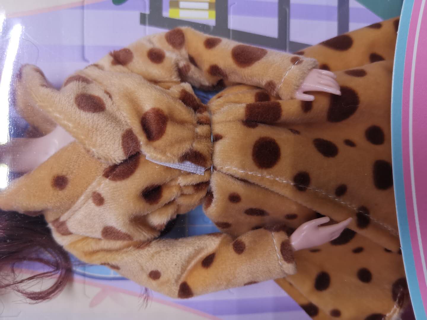 仿真洋娃娃芭比公主女孩娃娃玩具大礼盒睡衣娃细节图