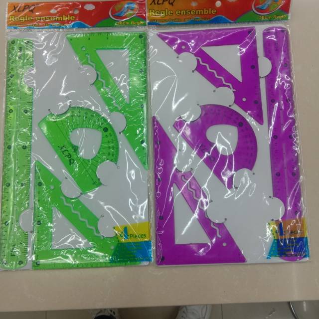 学生 四件大套尺子