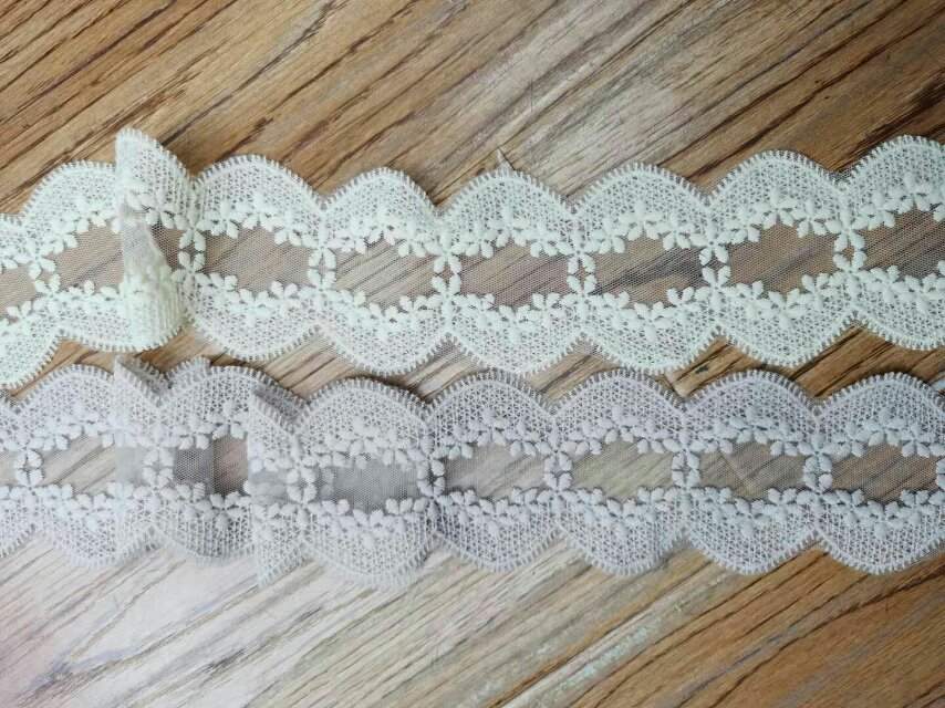 New high-end Guangdong embroidery skirt lace clothing accessories, gauze skirt lace