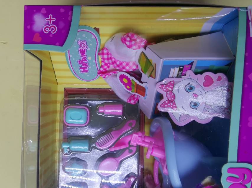 仿真小娃娃带洗澡盆礼盒装五官端正模样精致可爱细节图