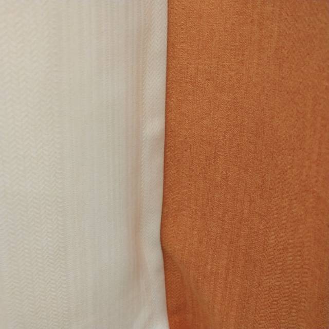 New factory direct sales available for retail and wholesale. Cotton and linen plain color spliced curtains for living rooms, bedrooms and dormitories are fashionable and trendy details Picture