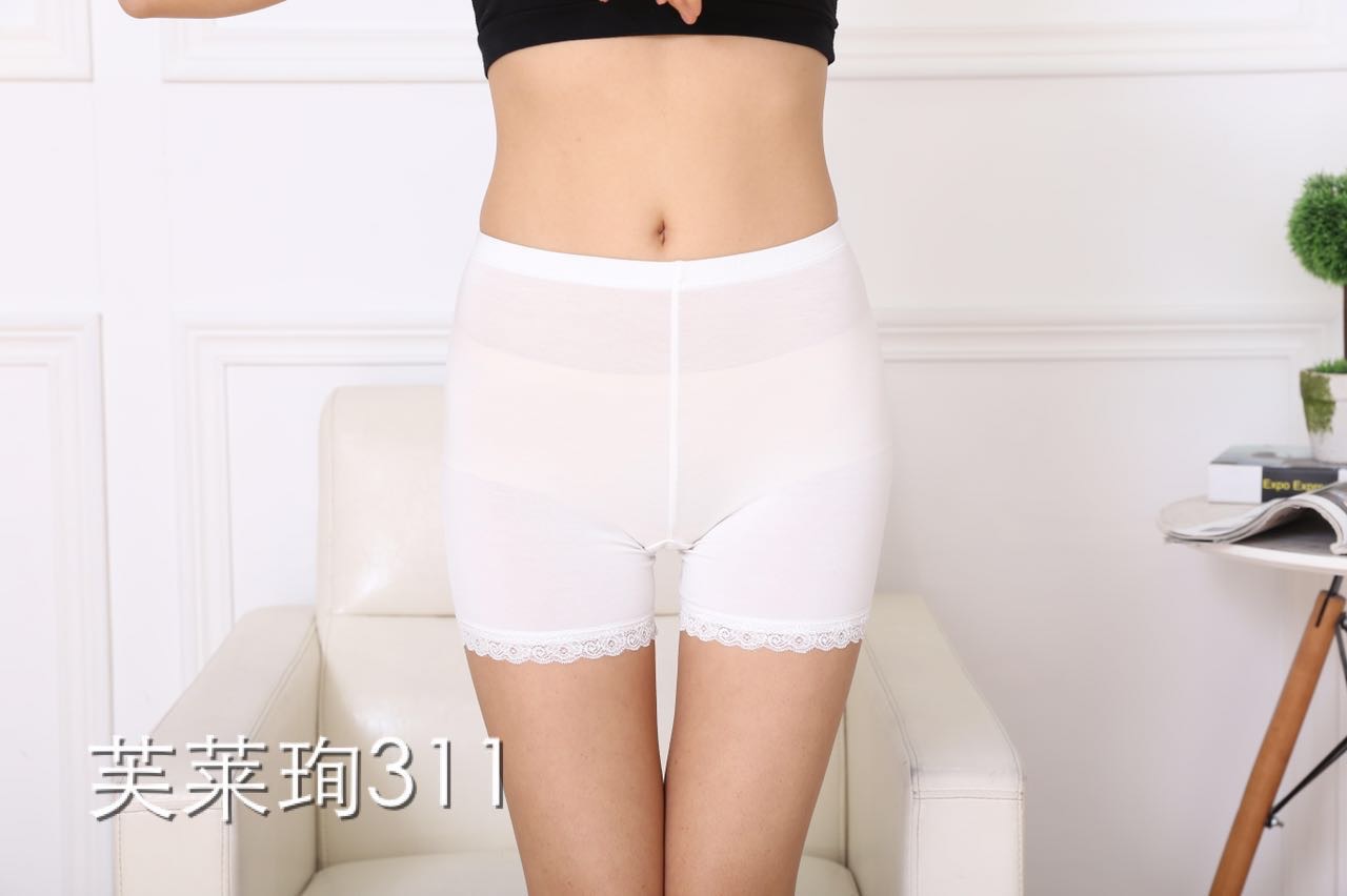 防走光蕾丝打底裤夏季女士安全裤收腹提臀产品图