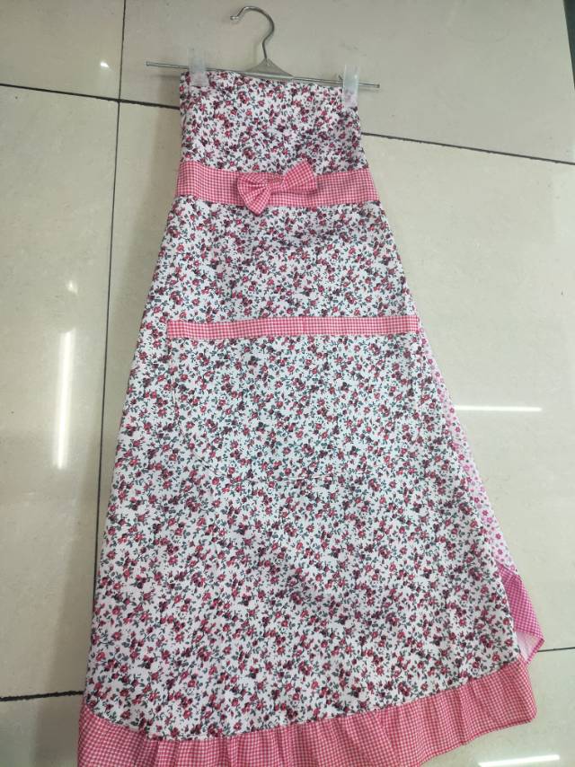 Apron Korean Fashion Home Kitchen Cooking Sleeveless Overalls Women's Work Clothes Suspenders Vest Type details Picture