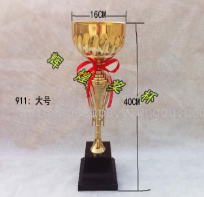 Brilliant trophy Metal Trophy creative Trophy competition company awards award awards customizable logo Specification drawing
