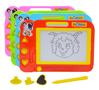 益智画画板磁性黑白宝宝写字板涂鸦板家用手写笔可擦女孩