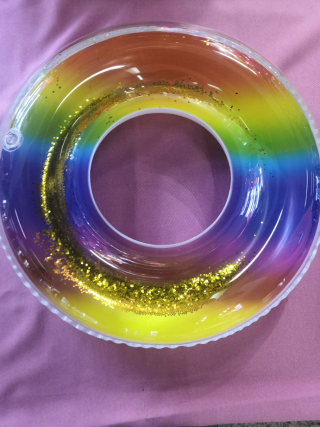 Wholesale of popular PVC inflatable toys, sequined rainbow rings and swimming rings from manufacturers